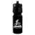 Custom The Venture - 24 Oz. Circular Bike Bottle With Push Pull Lid Share - Black