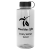 Custom The Mountaineer - 36 Oz. Tritan Bottle With Tethered Lid - Clear with Black Lid