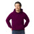 Gildan Hooded Pullover Sweatshirt with Imprinted Logo - Maroon