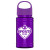 Custom UpCycle Mini - 16 Oz. RPET Bottle With Oval Crest Lid - Transparent Violet