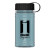 Custom UpCycle - Mini 16 Oz. RPet Sports Bottle With Tethered Lid - Glacier Blue with Black Lid