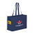 Custom Recycled P.E.T. Non-Woven Tote Bag - Navy Blue