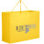 Custom Matte Laminated Euro Tote Bag - Sun Yellow