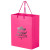 Custom Matte Laminated Euro Tote Bag - Pink