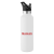 20 oz Basecamp Mesa Tundra Bottle with Screw Top, Flip-Top Straw Lid - White