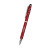 Custom Recycled Aluminum Spinner Pen With Stylus - Metallic Red