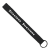 Custom 3/4" Sewn Polyester wrist Keychain with Metal Split-Ring - Black