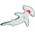 Custom Hammerhead Shark Stress Reliever with Logo - Bottom