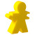Custom Solidarity Figure Stress Reliever - Yellow