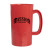 Custom 32 Oz. Beer Stein with Logo - Red