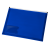 Custom Zip-It Travel Document Holder - Blue