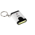 Custom COB Flashlight Keychain - White