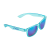Custom Waikiki Mirrored Tonal Sunglasses - Caribbean Blue
