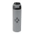 Custom 24 Oz. Pop Sip Recycled Stainless Steel Bottle - Gray with Black