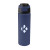 Custom 24 Oz. Pop Sip Recycled Stainless Steel Bottle - Navy with Black