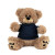 Custom Fred E. Bear Large 8" Plush Teddy Bear with Navy Blue T-Shirt