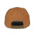 Custom DUK Canvas Snapback - Brown - Back