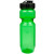Custom 26oz Translucent Jogger Bottle with Flip Top Lid - Translucent Green