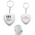 Custom CPR Mask Key Chain - White