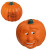 Custom Smiling Pumpkin Stress Reliever with Logo Imprint