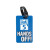 Custom Hands Off! Luggage Tag 