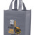 Full-Color Logo Recession Buster 8 x 10 x 5 Tote Bag - Grey