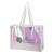 Custom Mini Pearl Laminated Non-Woven Tote Bag - Pearl with White