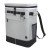 Custom The Viking Collection Voyage 24-Can Backpack Cooler - Silver Gray