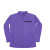 Custom Logo ACE Ladies' Full Zip Space Dye Track Jacket - Amethyst