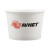 Custom 12oz Paper Food Container - White with Logo Imprint