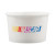 Custom 8oz Paper Food Container - White with Full Color Imprint