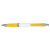 Custom White Epiphany Pen - Yellow with Black Ink