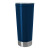 Custom Iconic Tumbler - 20 oz. - Dark Blue/Silver