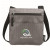 Custom RPET Mini Messenger Bag / Crossbody With Adjustable Strap - Gray