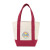 Custom Mini Canvas Tote - Red
