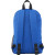 Brix Recycled Backpack - Silk Screen - Royal Blue - Back View