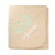 Custom 100% Recycled PET Fleece Blanket with RPET Pouch - Embroidery - Natural