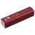 Custom UL Listed Aluminum 2200 mAh Lithium Ion Portable Power Bank Charger - Red
