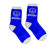 Custom Jacquard Weave Fuzzy Socks - Multicolor