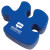 Custom Puzzle Piece Stress Ball - Blue