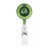 Custom Promo Retractable Badge Holder - Translucent Green