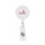 Custom Promo Retractable Badge Holder - White