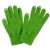 Custom Texting Gloves with Pouch - Green