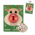 Custom Holiday Hot Chocolate Bomb Billboard Card - Reindeer with Red Foil