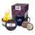 Custom 16 oz Speckled Camping Mug, Portable Bonfire,Milk Hot Chocolate Bomb - Navy Blue Mug