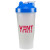 Custom 24oz Shaker Bottle -  Frost with Royal Blue Lid