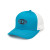 The Hauler Custom Classic Trucker with Embroidered Logo - Light Blue with White
