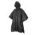 Custom PEVA Poncho With Drawstring Pouch - Black Poncho