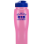 Custom 24 oz Contour Bottle with Flip Top Lid - Pink