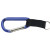 Custom 3" Large Carabiner with Web Strap - Metallic Blue